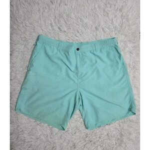 AFTCO Shorts Mens 40 Green Fishing Reflective Stretch American Fishing Tackle